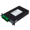 Picture of Passive DWDM, Plug-In Single LGX Mux & Demux, 4 Channels with 100 GHz spacing, starting Ch40 (1545.32nm), LC-APC connectors, Pass & Monitor