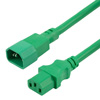 Picture of Heavy Duty CPU/PDU Power Cord - C14 to C13 - 15 Amp - 15 FT - Green