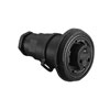 Picture of Bulgin Inline Cable Connector PX0740 Series 6 Contact Socket Screw Termination (with contacts) 7mm-9mm Cable Black Insert And Gland Nut