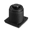Picture of Bulgin Bulkhead Flange Mount Connector PX0757 Series 2 Contact Socket Screw Termination (Contacts Supplied Fitted) Black Insert