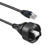 Picture of Bulgin PX0837 Series Overmould Flex Connector, Pre-Wired Patch Cord IP68 RJ45 to Shielded RJ45 5M Cable