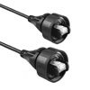 Picture of Bulgin PX0898 Series Overmould Flex Connector, Pre-Wired Patch Cord IP68 RJ45 to IP68 RJ45 3M Cable