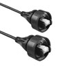 Picture of Bulgin PX0898 Series Overmould Flex Connector, Pre-Wired Patch Cord IP68 RJ45 to IP68 RJ45 5M Cable
