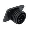 Picture of Bulgin Flange Panel Mount Connector PX0941 Series 3-Contact, Plug, Polyamide, 600 V