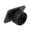 Picture of Bulgin Flange Panel Mount Connector PX0941 Series 5-Contact, Plug, Polyamide, 600 V