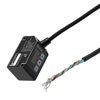 Picture of Laser Displacement Sensor, Class 2, sensing distance 120mm to 320mm, 4-20mA, RS-485, 2m 9-wire cable