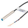 Picture of Inductive Proximity Sensor, Cylindrical, M6, Shielded, Ni-plated Brass, NPN NC, Sensing Distance 1 mm, 2 meter 3-wire cable