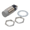 Picture of Inductive Proximity Sensor, cylindrical, M30 threaded, non-shielded, Ni-Cu alloy, NPN NO, sensing distance 40mm, 4-pin M12 connector