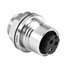 Picture of Bulgin Front Panel Mount Connector PXM6012 Series 8 Contact Plug Crimp/Solder Termination Metal Body