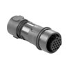 Picture of Bulgin Inline Cable Connector PXP6011 Series 3 Contact Plug Screw Termination 5-7mm Cable, Plastic Body