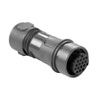 Picture of Bulgin Inline Cable Connector PXP6011 Series 3 Contact Socket Screw Termination 5-7mm Cable, Plastic