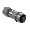 Picture of Bulgin Inline Cable Connector PXP6011 Series 8 Contact Plug Crimp/Solder Terminatio 7-9mm Cable, Plastic