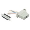 Picture of Modular Adapter, DB25 Female / RJ12 (6x6) Jack Slotted Screws