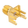 Picture of RF PCB Connector, SMA, Female,  Up to 18 GHz, End Launch, Straight, 0.062 inch PCB Thickness