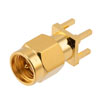 Picture of RF PCB Connector, SMA, Male,  Up to 18 GHz, Through Hole, Straight, 0.2 INCH X 0.063 INCH Hole spacing
