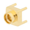 Picture of SMP Male Full Detent Connector Solder Attachment Thru Hole PCB, Up To 8 GHz