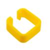 Picture of Changeable Color Ring Clip For Use With RJ45CB Style RJ45 Plug Clip Boots, Yellow Color, PVC, 100 Pack