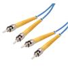 Picture of 9/125, Single Mode Fiber Cable, Dual ST / Dual ST, Blue 5.0m