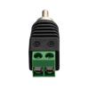Picture of RCA Male to Terminal Block 2 pin Connector