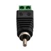 Picture of RCA Male to Terminal Block 2 pin Connector