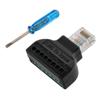 Picture of RJ45 8P8C Male to Terminal Block 8 pin Connector