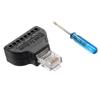 Picture of RJ45 8P8C Male to Terminal Block 8 pin Connector