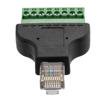 Picture of Toolless RJ45 8P8C Male to Terminal Block 8 pin Connector