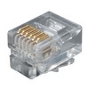 Picture of Modular Plug, RJ12 (6x6), Flat or Round Cable  Pkg/100