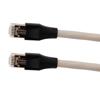 Picture of Category 5e Cat5e Cable Assembly, F/UTP Foil Shielded, 26AWG Stranded, RJ45 Male Plug to RJ45 Male Plug, PVC Jacket, Gray, 55F