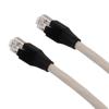 Picture of Category 5e Cat5e Cable Assembly, F/UTP Foil Shielded, 26AWG Stranded, RJ45 Male Plug to RJ45 Male Plug, PVC Jacket, Gray, 55F