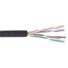 Picture of Cat5e, Outdoor Ethernet Cable PE Jacket, Aerial Lashed, 4 Pr. Solid 24 AWG, 1,000ft, Black