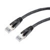 Picture of Category 6a 10gig Ethernet Patch Cable, F/UTP Shielded, RJ45, Riser CMR/CMG Jacket, 26AWG Stranded Relaxed Style, 300V, Black, 10FT