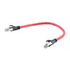Picture of Category 6a 10gig Ethernet Patch Cable, F/UTP Shielded, RJ45, CMR Riser CMG Jacket, 26AWG Stranded Relaxed Style, 300V, Red, 75F