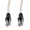 Picture of Category 6a 10gig Ethernet Patch Cable, F/UTP Shielded, RJ45, CMR Riser CMG Jacket, 26AWG Stranded Relaxed Style, 300V, White, 10F