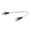 Picture of Category 6a 10gig Ethernet Patch Cable, F/UTP Shielded, RJ45, CMR Riser CMG Jacket, 26AWG Stranded Relaxed Style, 300V, White, 2F