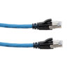 Picture of Category 6a 10gig Ethernet Patch Cable, F/UTP Shielded, RJ45, Dual LSZH CM Jacket, 26AWG Stranded Relaxed Style, 300V, Blue, 2FT