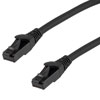 Picture of Cat6a, Ethernet Cable, U/UTP, 28 AWG, Industrial Outdoor, Slim Cable with Flexible Armor Jacket, Black, 1-foot