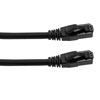 Picture of Cat6a, Ethernet Cable, U/UTP, 28 AWG, Industrial Outdoor, Slim Cable with Flexible Armor Jacket, Black, 1-foot