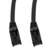 Picture of Cat6a, Ethernet Cable, U/UTP, 28 AWG, Industrial Outdoor, Slim Cable with Flexible Armor Jacket, Black, 1-foot
