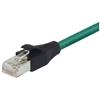Picture of Double Shielded Cat6a Outdoor Industrial High Flex Ethernet Cable Teal, RJ45 / RJ45, 5.0ft