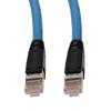 Picture of Plenum Rated Shielded Category 6a Cable, RJ45 / RJ45, 23AWG Solid, Blue, 100.0ft