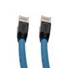 Picture of Plenum Rated Shielded Category 6a Cable, RJ45 / RJ45, 23AWG Solid, Blue, 10.0ft