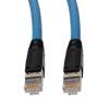 Picture of Plenum Rated Shielded Category 6a Cable, RJ45 / RJ45, 23AWG Solid, Blue, 25.0ft