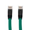 Picture of Plenum Rated Shielded Category 6a Cable, RJ45 / RJ45, 23AWG Solid, Green 15.0ft