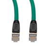 Picture of Plenum Rated Shielded Category 6a Cable, RJ45 / RJ45, 23AWG Solid, Green 50.0ft