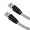 Picture of Plenum Rated Shielded Category 6a Cable, RJ45 / RJ45, 23AWG Solid, White, 1.0ft