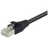 Picture of LSZH Shielded Category 6a Cable, RJ45 / RJ45, 26AWG Stranded, Black, 5.0ft
