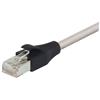 Picture of Double Shielded LSZH 26 AWG Stranded Cat 6 RJ45/RJ45 Patch Cord, Gray, 100.0 Ft