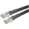 Picture of Cat6 Shielded Outdoor Patch Cable, RJ45/RJ45, Black, 125.0 ft