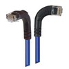 Picture of Category 6 Right Angle Patch Cable, RA Right Exit/Right Angle Down- Blue, 3.0 ft